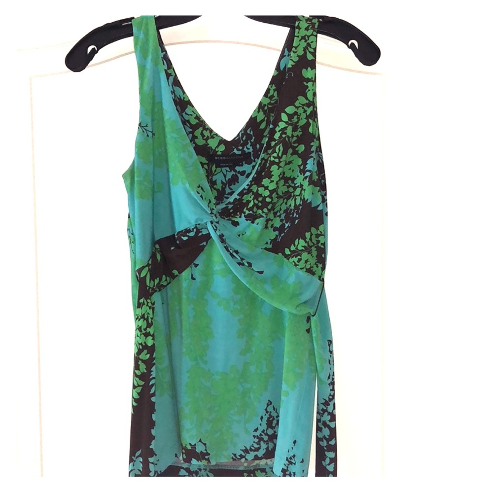 BCBG Print Tank with Back Tie